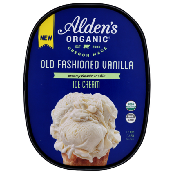 Alden's Organic Old Fashioned Vanilla Ice Cream