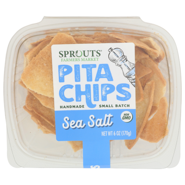 Sprouts Sea Salt Handmade Small Batch Pita Chips