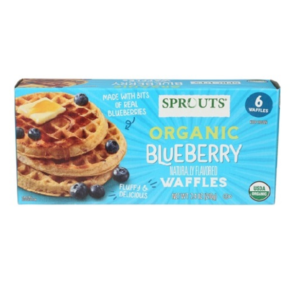 Sprouts Organic Blueberry Waffles