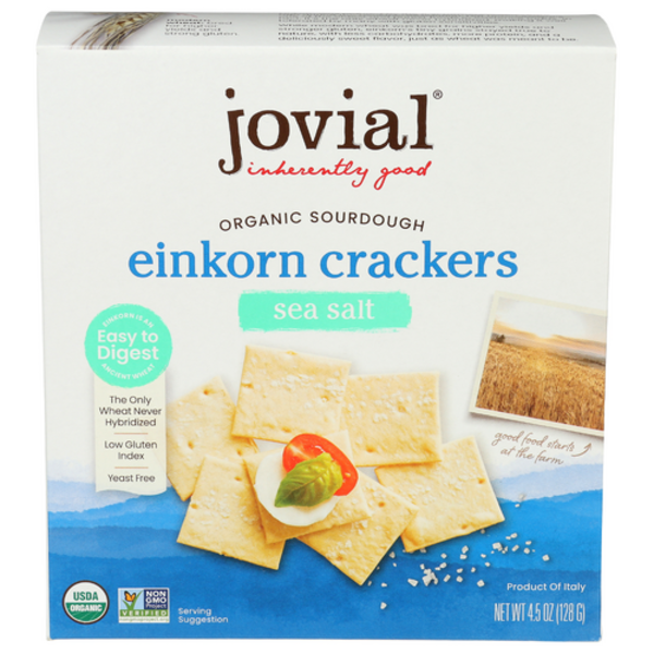 Jovial Organic Sea Salt Sourdough Einkorn Crackers