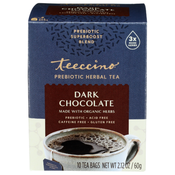 Teeccino Dark Chocolate Prebiotic Tea
