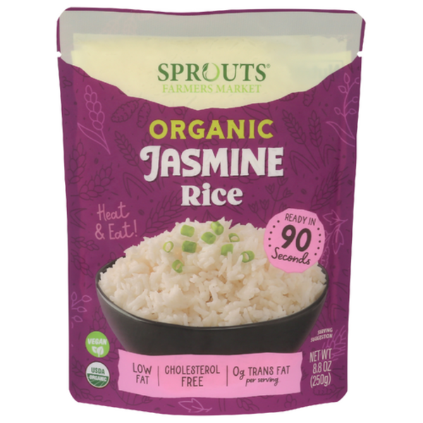 Sprouts Organic Jasmine Rice Heat & Eat