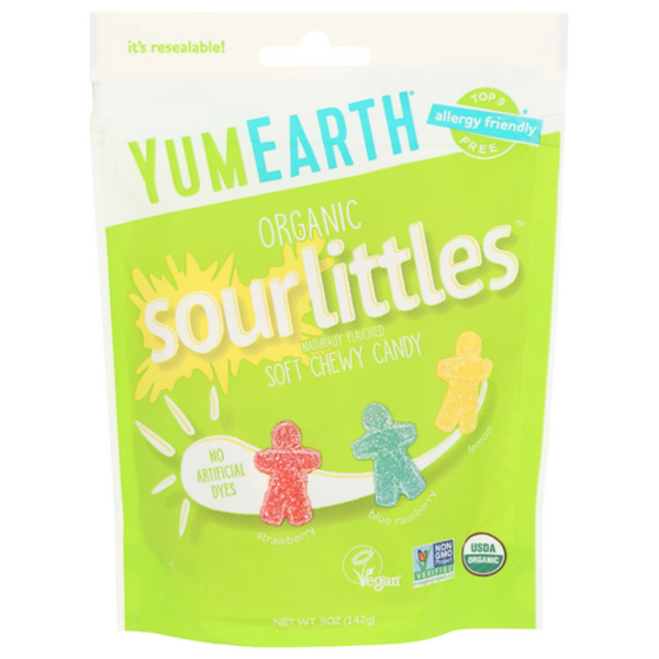 Yum Earth Organic Sour Littles Soft Chewy Candy