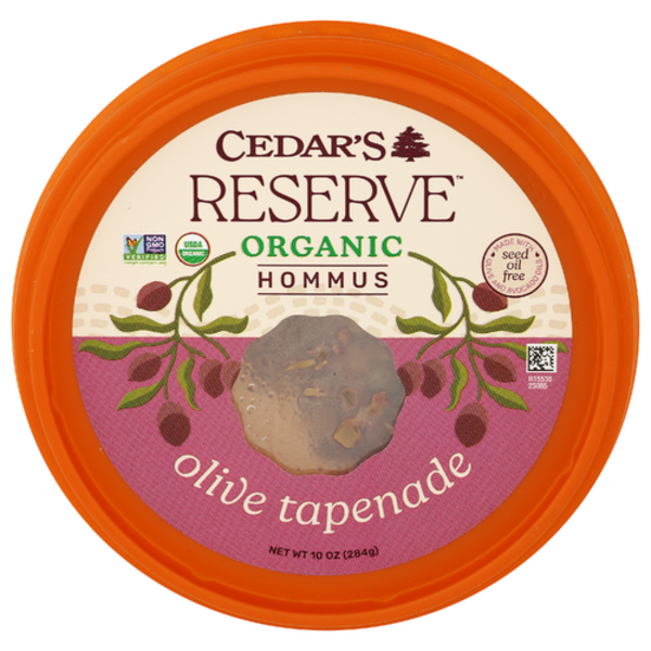 Cedar's Mediterranean Foods Organic Olive Tapenade Reserve Hommus