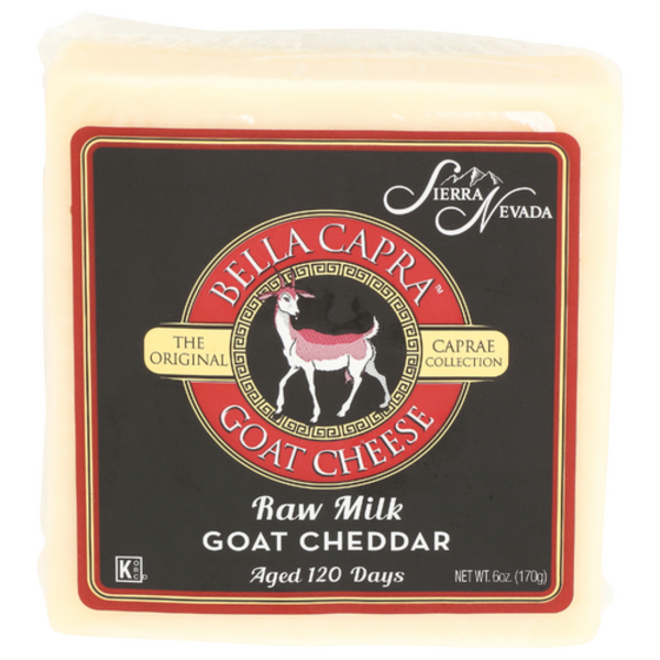 Sierra Nevada Cheese Cheddar Raw Milk Goat Cheese