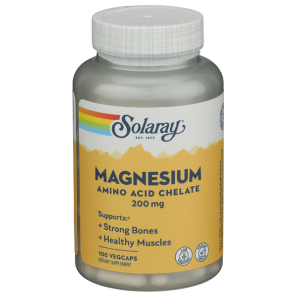 Solaray Magnesium Aac 200 Mg