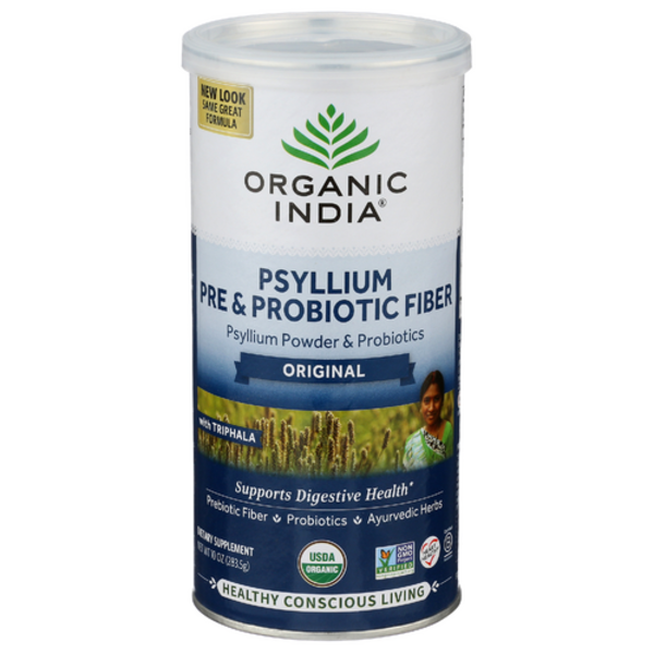 Organic India Psyllium Pre & Probiotic Fiber Original