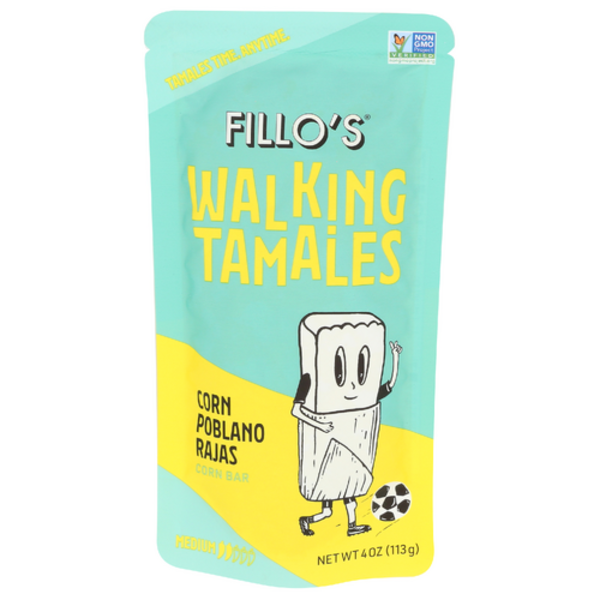 Fillo's Corn Poblano Rajas Walking Tamales