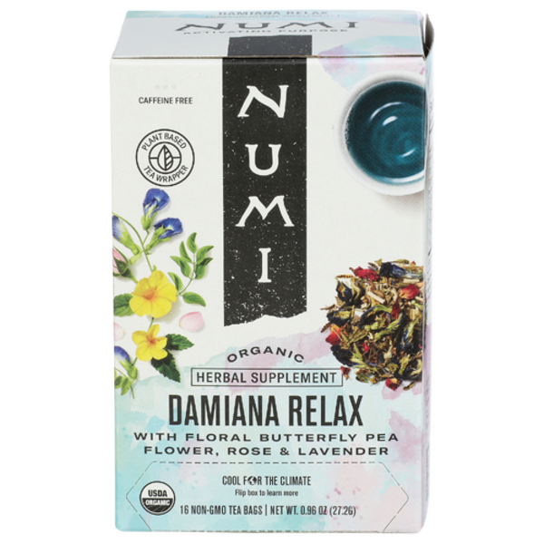 Numi Organic Damiana Relax Herbal Supplement