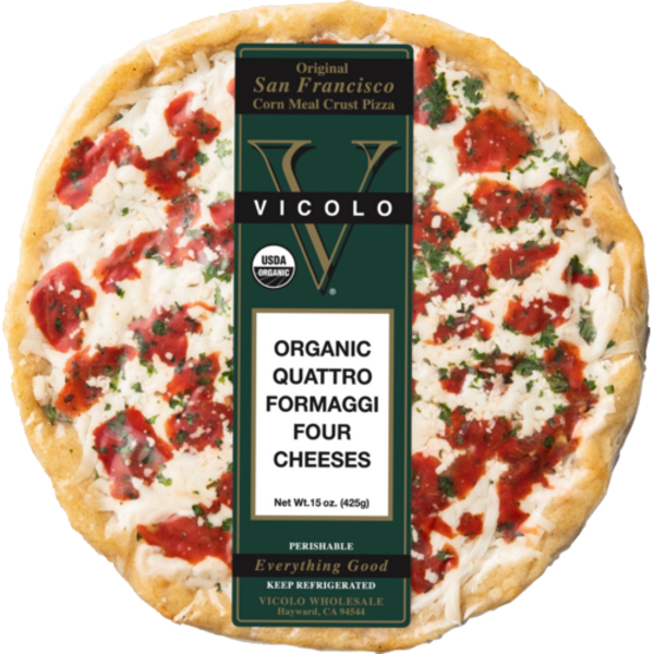 Vicolo Organic Quattro Formaggi Four Cheese Pizza