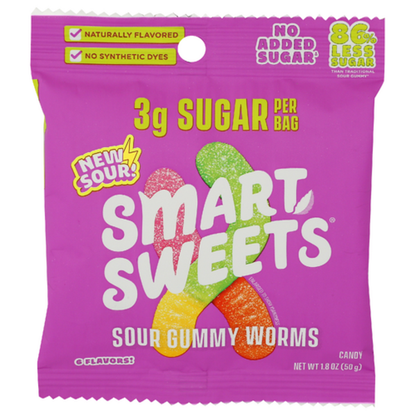 Smart Sweets Sour Gummy Worms Candy