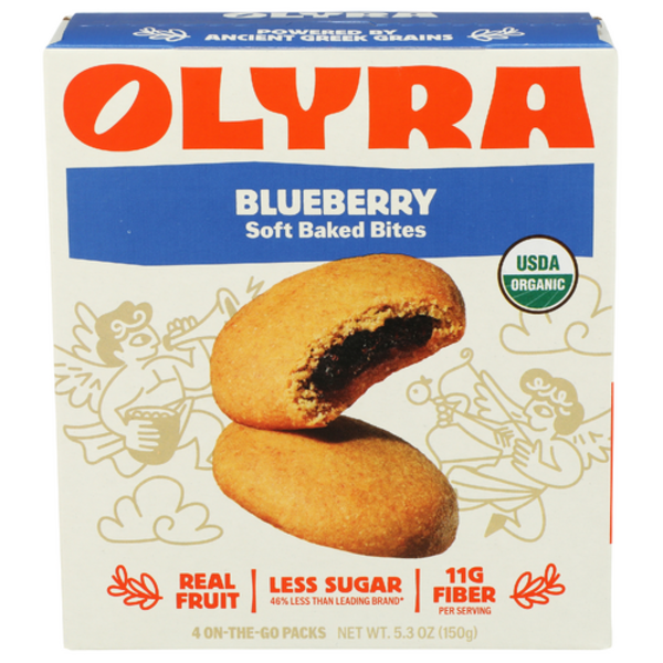 Olyra Foods Inc Organic Blueberry Filled Breakfast Biscuits 4 Pack