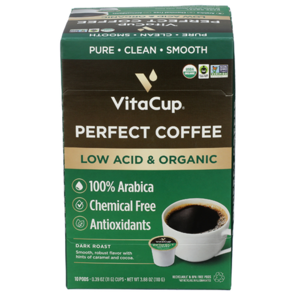 Vitacup Organic Perfect Cup Coffee Pods 10 Pack