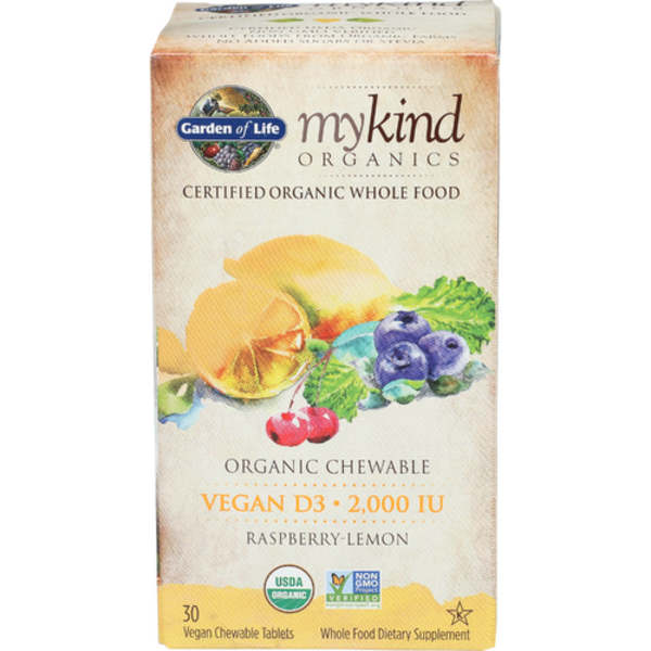Garden Of Life myKind Organics Raspberry Vegan D3