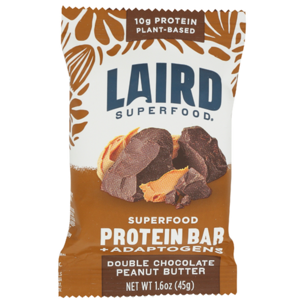 Laird Superfood Double Chocolate Peanut Butter Plant-Based Protein Bar