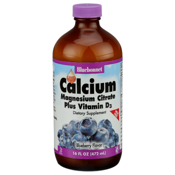 Bluebonnet Calcium Magnesium Citrate Blueberry