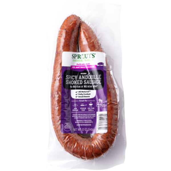Sprouts Pork Spicy Andouille Smoked Sausage Loop
