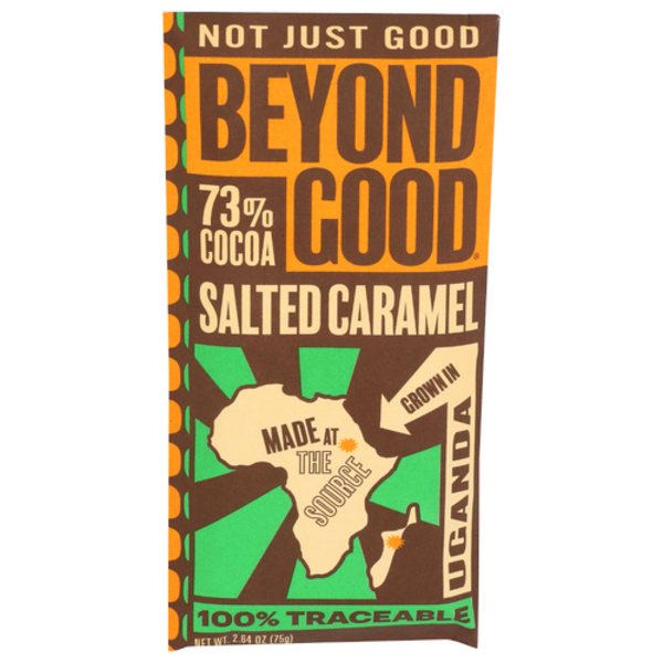 Beyond Good By Madecasse Organic Salted Caramel Uganda Chocolate Bar