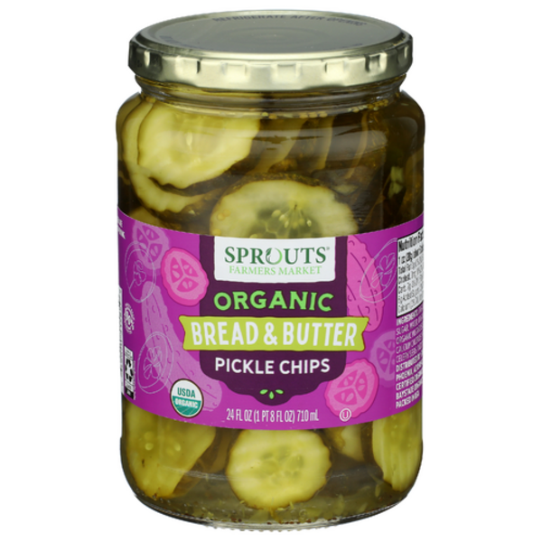 Sprouts Organic Bread & Butter Pickle Chips