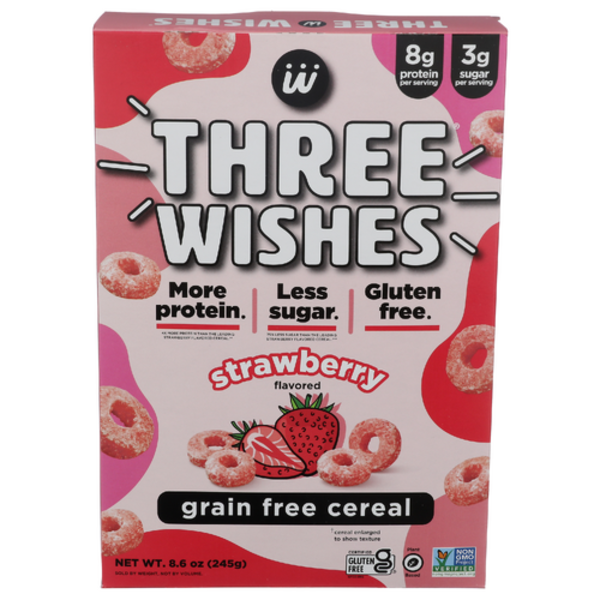 Three Wishes Strawberry Grain Free Cereal