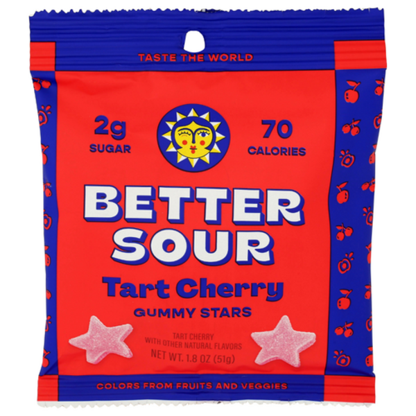 Better Sour Tart Cherry Sour Gummy Stars