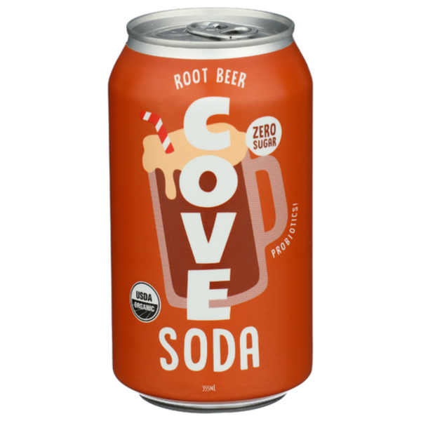Cove Soda Organic Root Beer Probiotic Soda