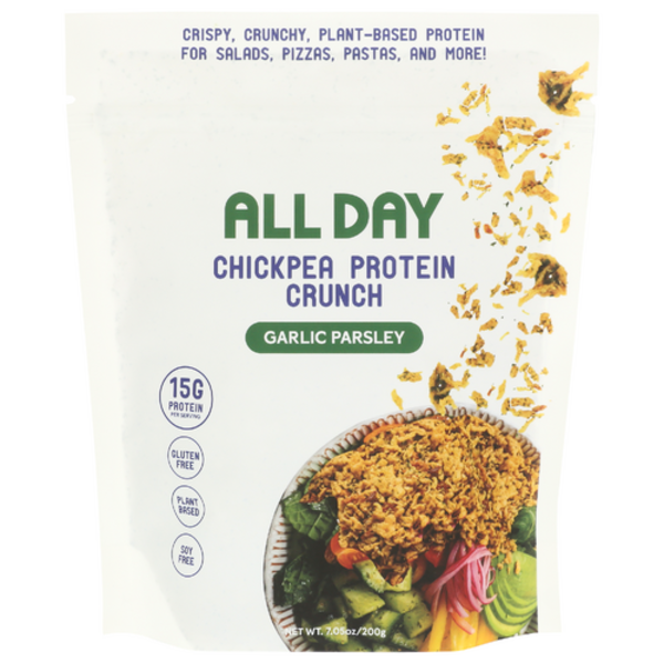 All Day Garlic Parsley Chickpea Protein Crunch