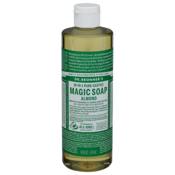 Dr. Bronner's 18-in-1 Hemp Almond Pure-Castile Soap