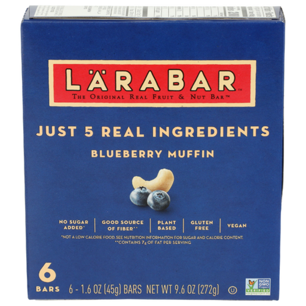 Larabar Blueberry Muffin Bar 6 Pack Case