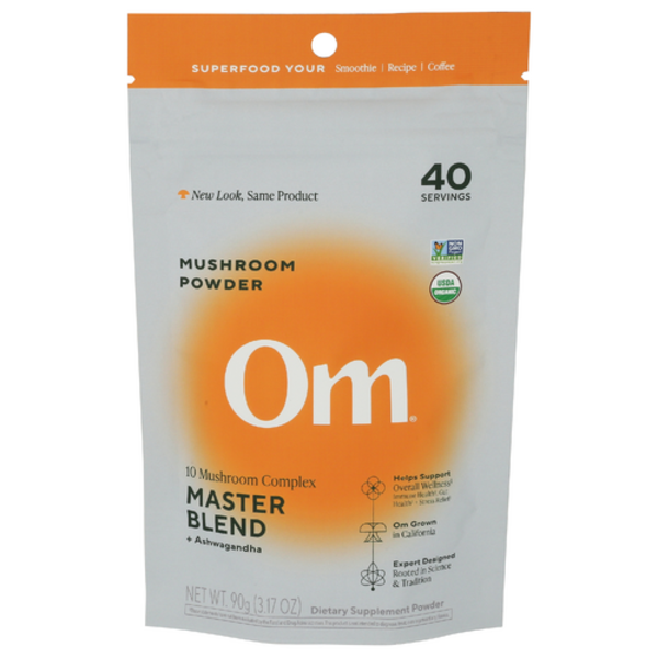 Organic Mushroom Nutrition Organic Master Blend Mushroom Drink Mix