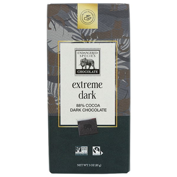 Endangered Species Panther Extreme Dark Chocolate Bar