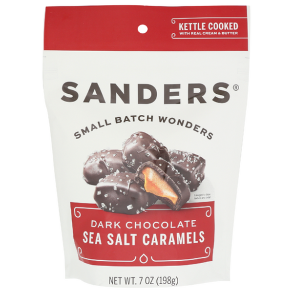 Sanders Fine Chocolates Dark Chocolate Sea Salt Caramels