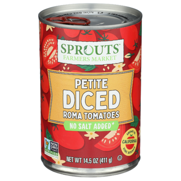 Sprouts No Salt Added Petite Diced Roma Tomatoes