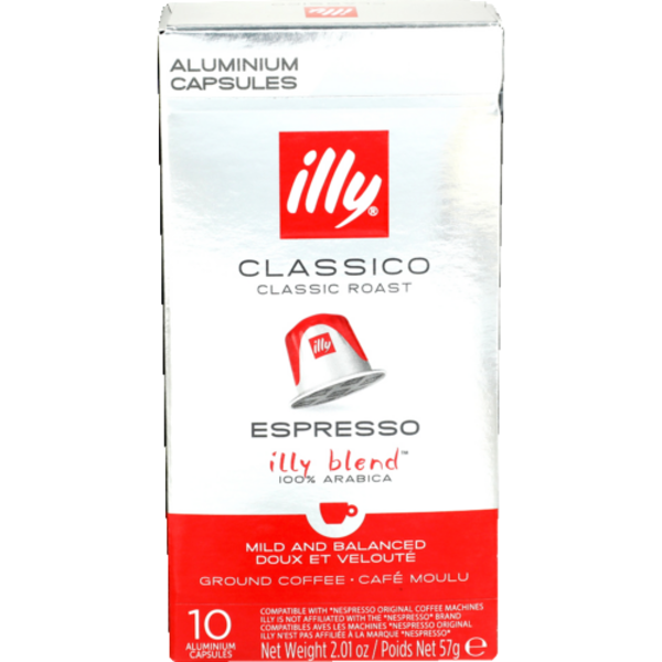 Illy Coffee Classico Espresso Coffee Capsules 10 Pack