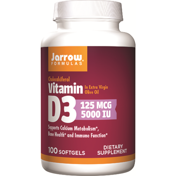 Jarrow Formulas Vitamin D3 5000 Iu