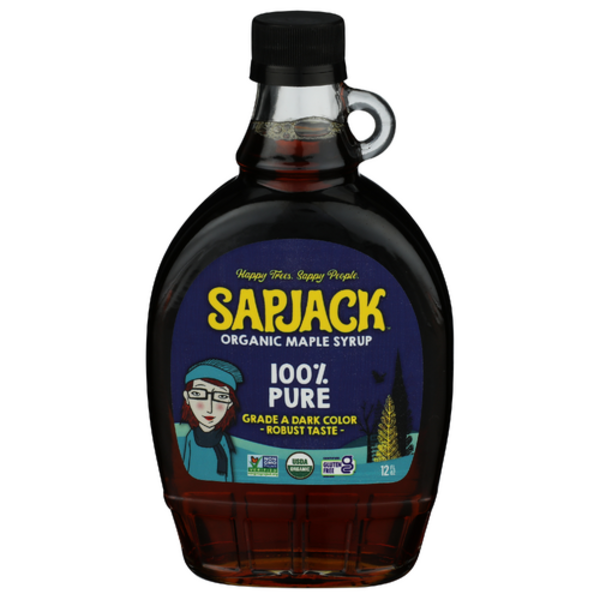 Sapjack Dark Organic 100% Pure Maple Syrup