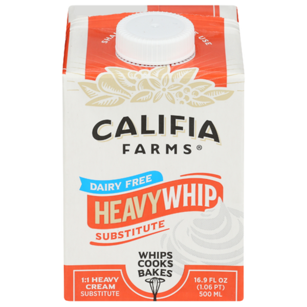 Califia Farms Heavy Whip Dairy Free Heavy Cream Substitute