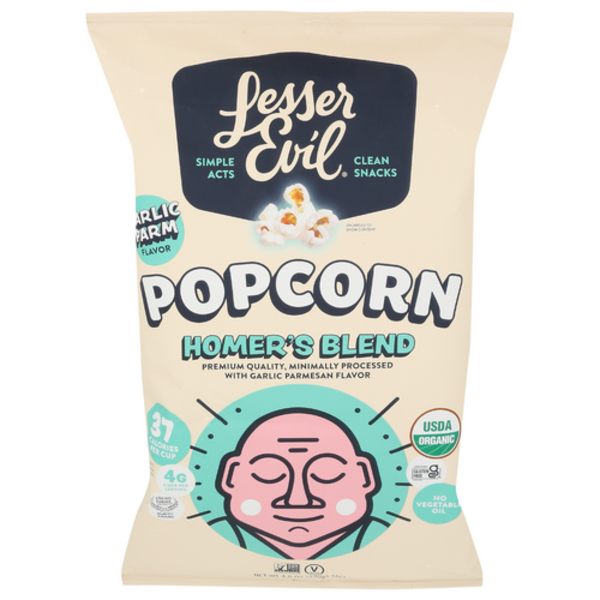 Lesser Evil Organic Homers Blend Popcorn