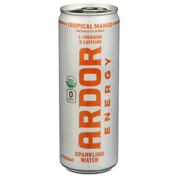 Ardor Organic Inc Organic Tropical Mango Hydrate + Focus Sparkling Water