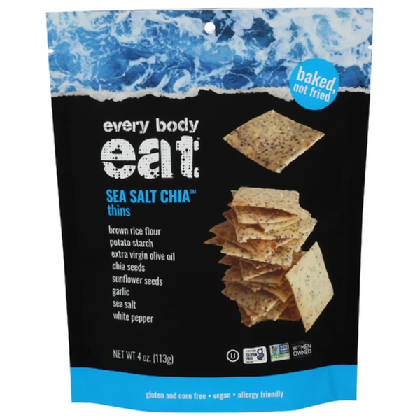 Every Body Eat Sea Salt Chia Thins