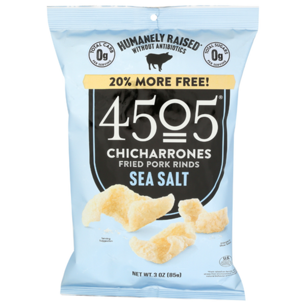 4505 Meats Sea Salt Chicharrones Fried Pork Rinds