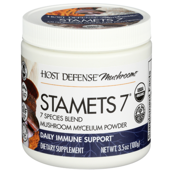 Host Defense Mushrooms Organic Stamets 7 Mushroom Mycelium Powder