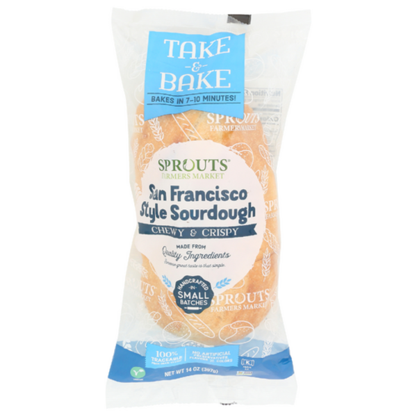 Sprouts Take & Bake San Francisco Style Sourdough Bread