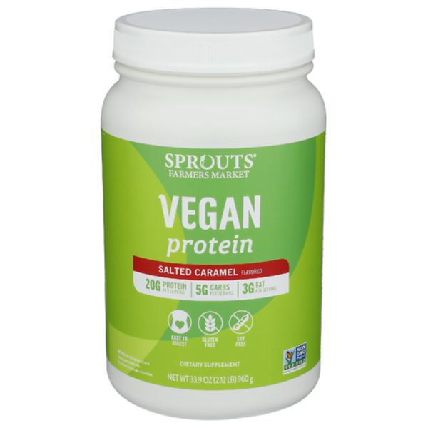 Sprouts Salted Caramel Flavored Vegan Protein