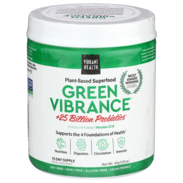 Vibrant Health Green Vibrance 15 Day Supply Superfood