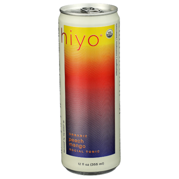 Hiyo Organic Peach Mango Function Seltzer Single