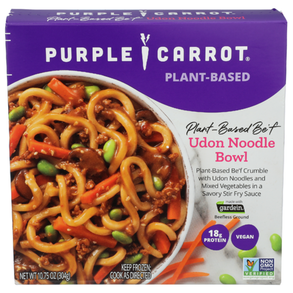 Purple Carrot Plant-Based Be'f Udon Noodle Bowl