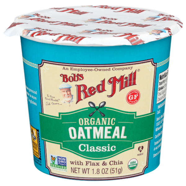 Bob's Red Mill Organic Classic Oatmeal Cup