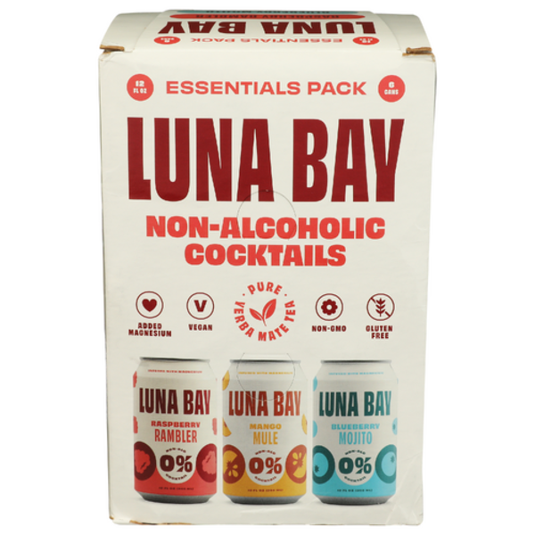 Luna Bay Variety Tea Non-Alcoholic Mocktails 6 Pack