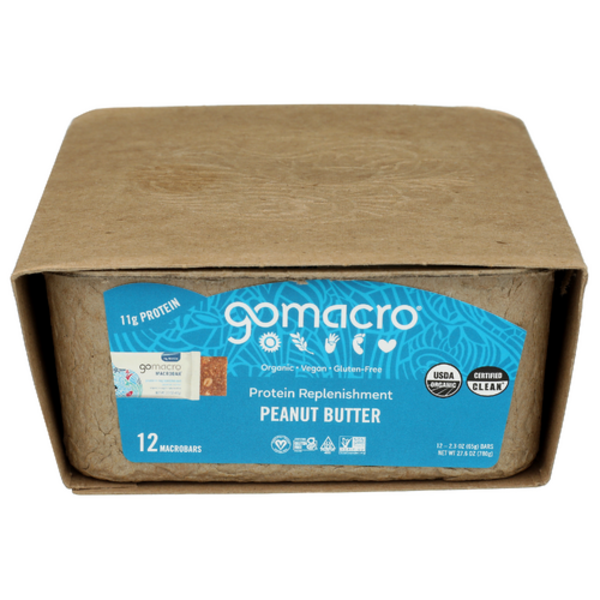 Gomacro Organic Peanut Butter Protein Bar 12 Pack